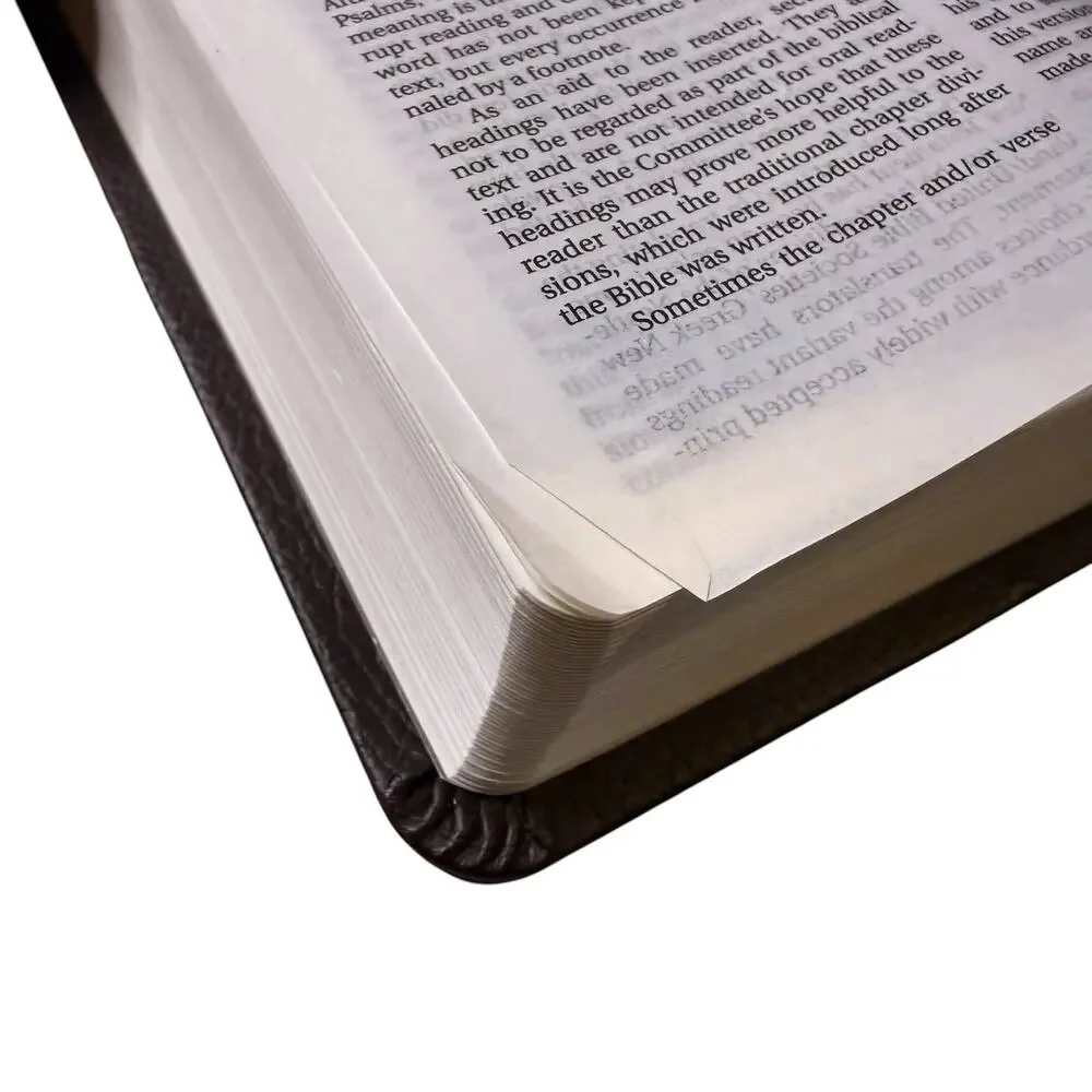 Zondervan The Holy Bible New International Version Dark Brown Leather-bound
